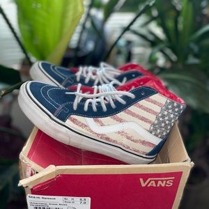 Americana High-Top Vans.
